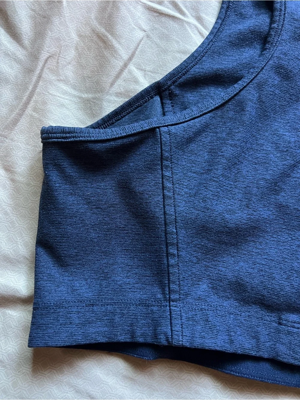 Outdoor Voices Blue Athena Sports Bra